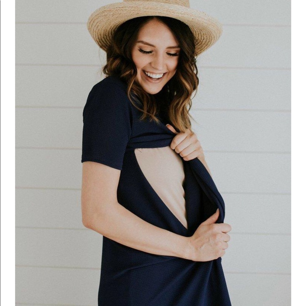 Roolee Textured Mom Easy Dress